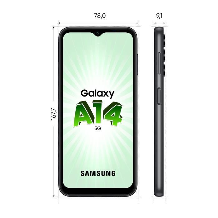 SAMSUNG Galaxy A14 5G Negro 64 GB