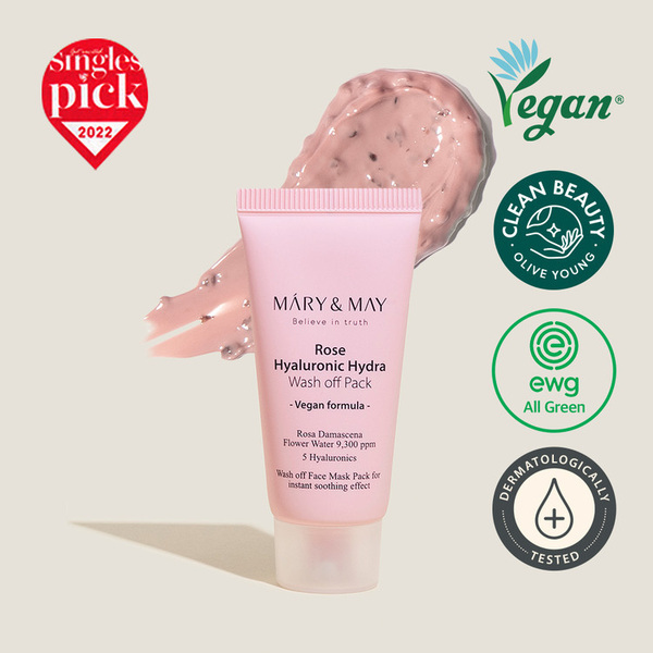 Mary & May Rose Hyaluronic Hydra smývací balíček 30g