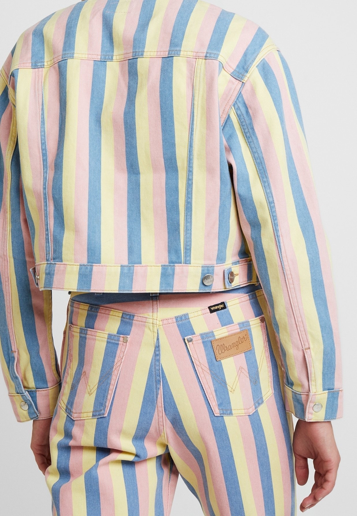 Giacca Wrangler in denim - denim colorato