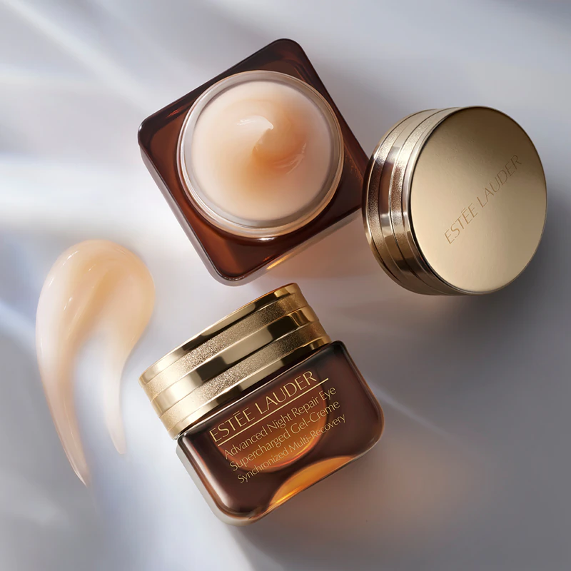 Estée Lauder Advanced Night Repair Eye Supercharged Gel-Creme: creme para a área dos olhos com ação regeneradora e multirrecuperadora sincronizada, com consistência em gel.
