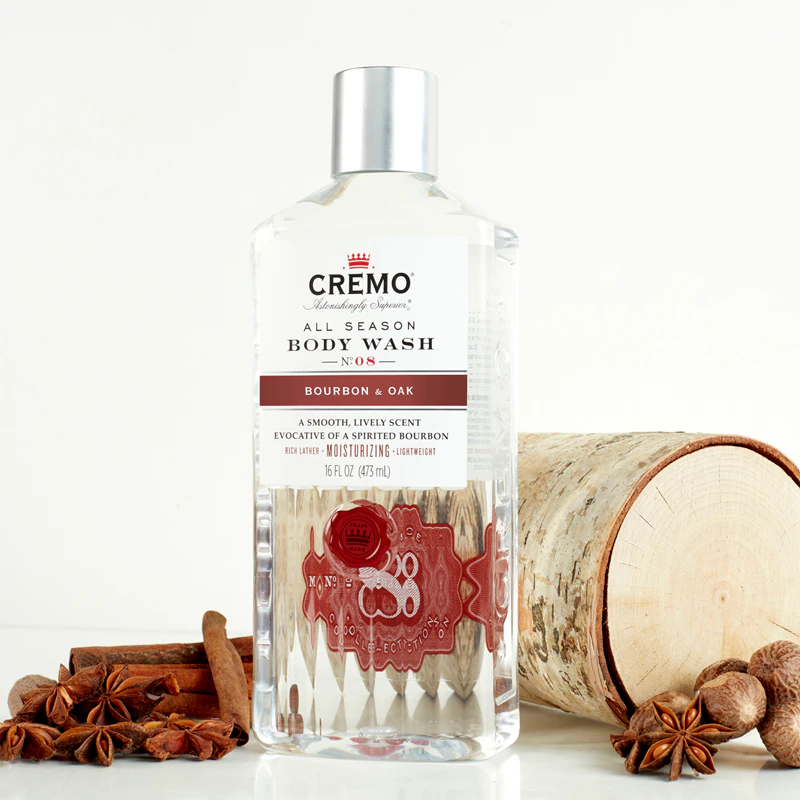 Cremo Bourbon & Oak Douchegel voor mannen