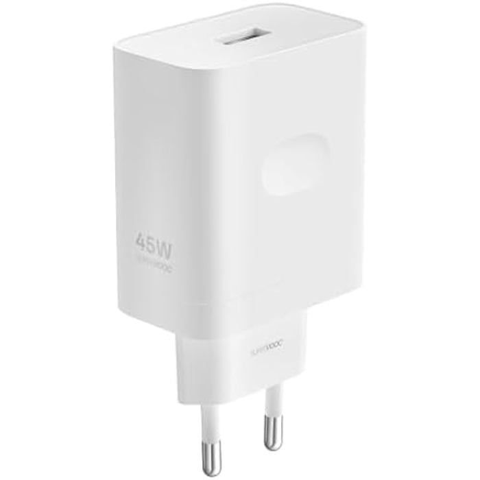 Cargador - OPPO - Supervooc 45 W - USB - Carga rápida - Blanco original