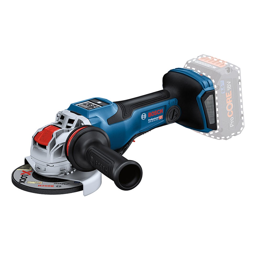 Polizor unghiular fără perii BOSCH 18V BITURBO 125mm Skin GWX 18V-15 PSC 06019H6G00
