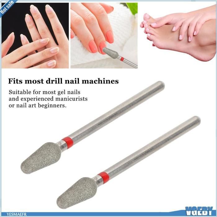 Punte per fresa per unghie in acciaio al tungsteno Ashata. Queste punte per fresa per nail art in acciaio al tungsteno rimuovono delicatamente sporco e residui per una manicure igienica.