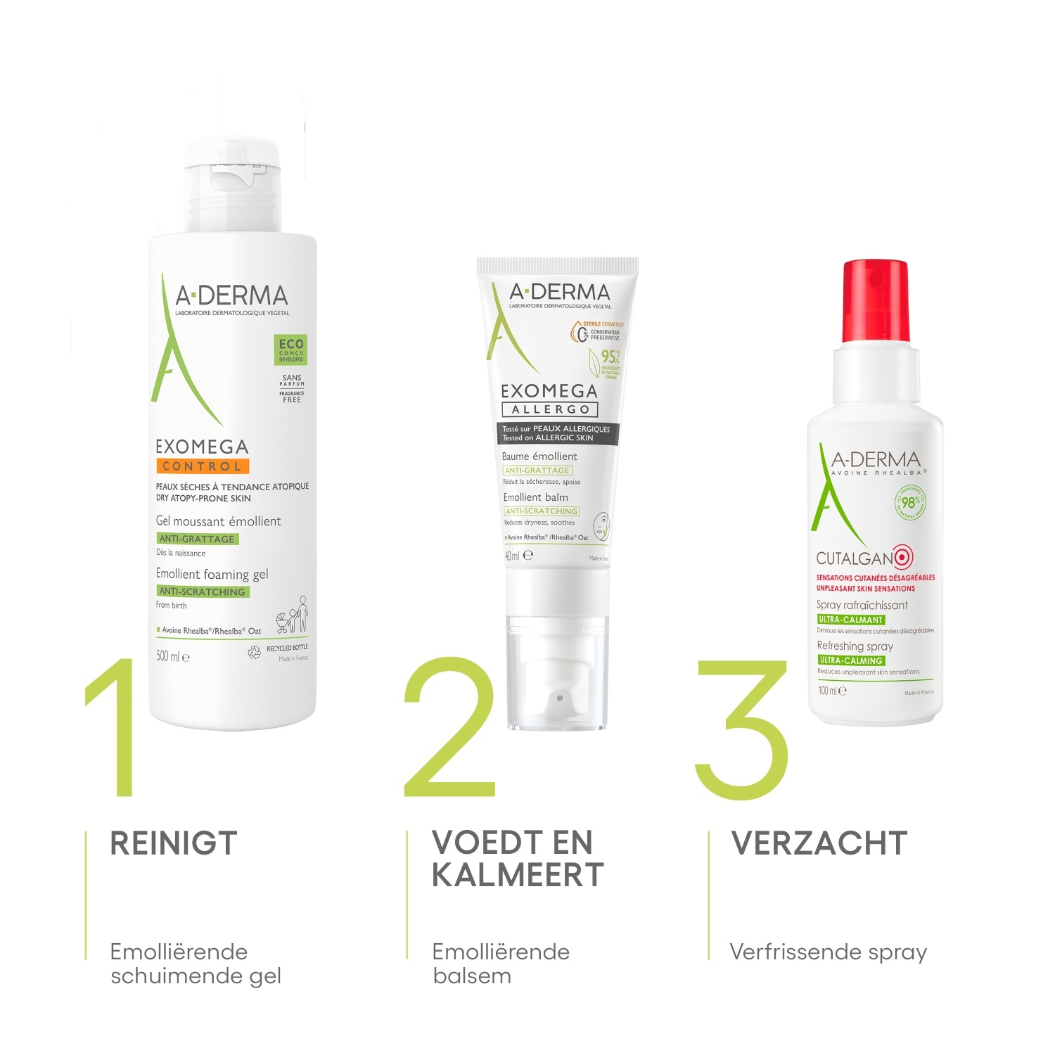 A-DERMA Telové mlieko Exomega Allergo Zmäkčujúci balzam - 40 ml