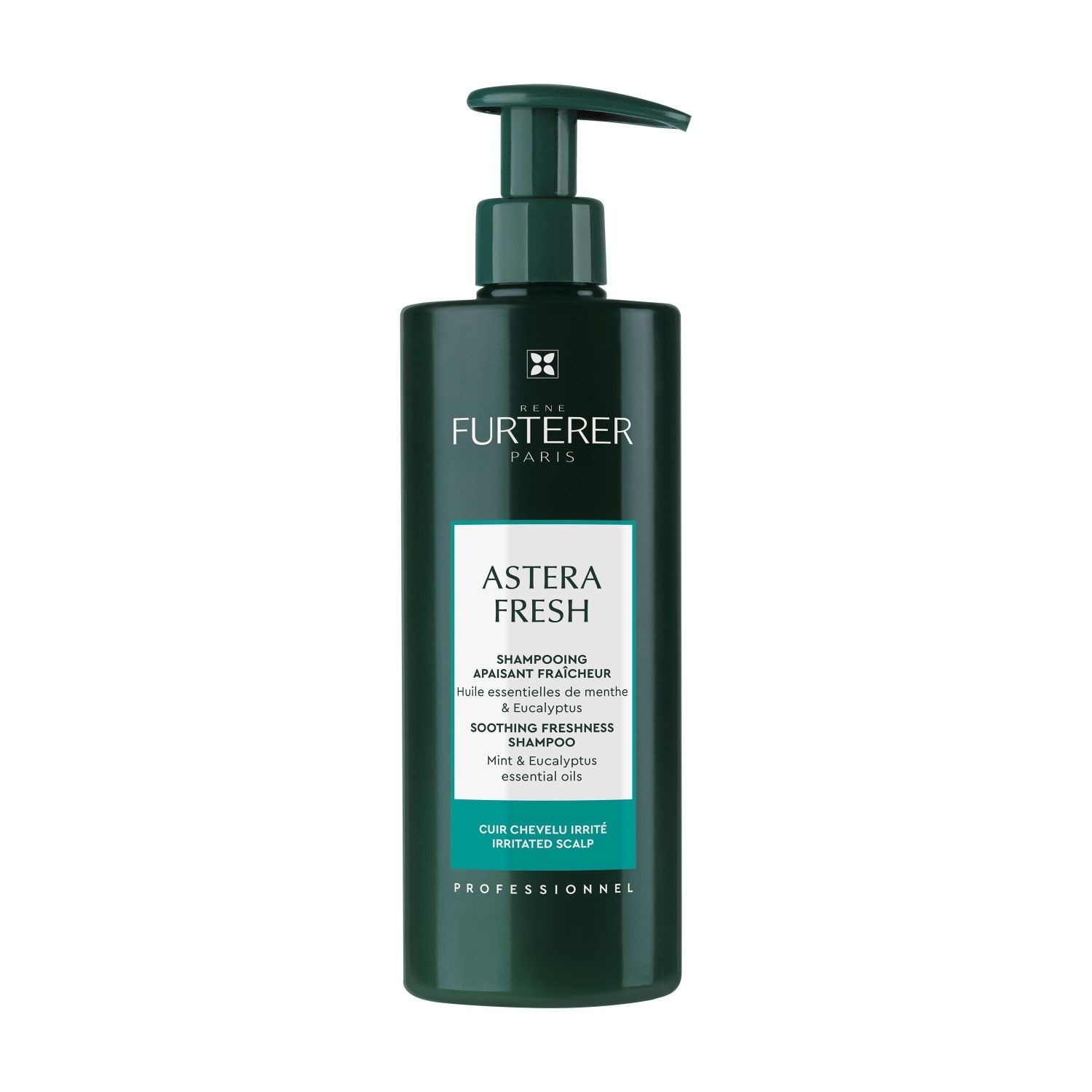 René Furterer Astera vėsinamasis raminamasis šampūnas, 500 ml