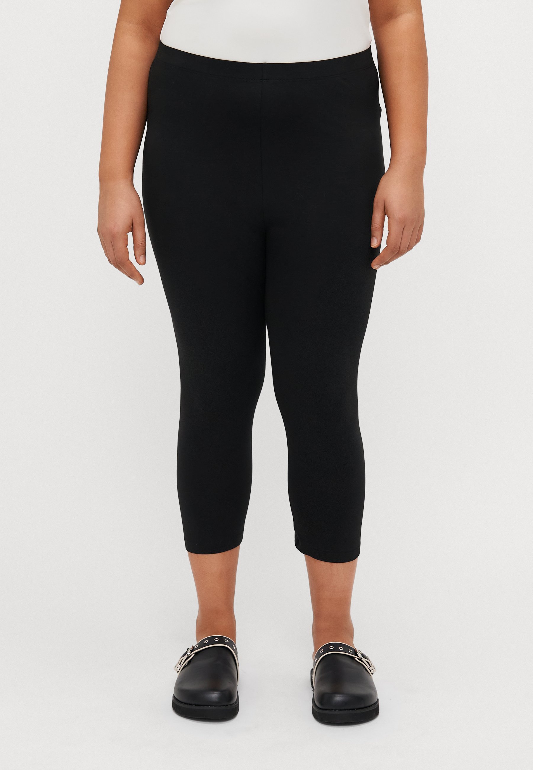 Κολάν με καμπύλες Even&Odd 2 τεμάχια - Μαύρο