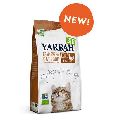 Yarrah Bio-Getreidefrei mit Bio-Huhn und Bio-Fisch