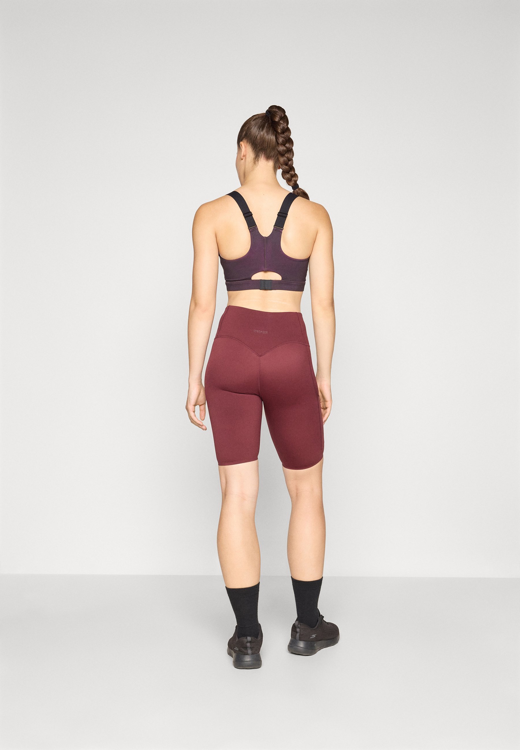 Stronger SIGNATURE RUNNING POCKET BIKE SHORTS - Leggings - port royale