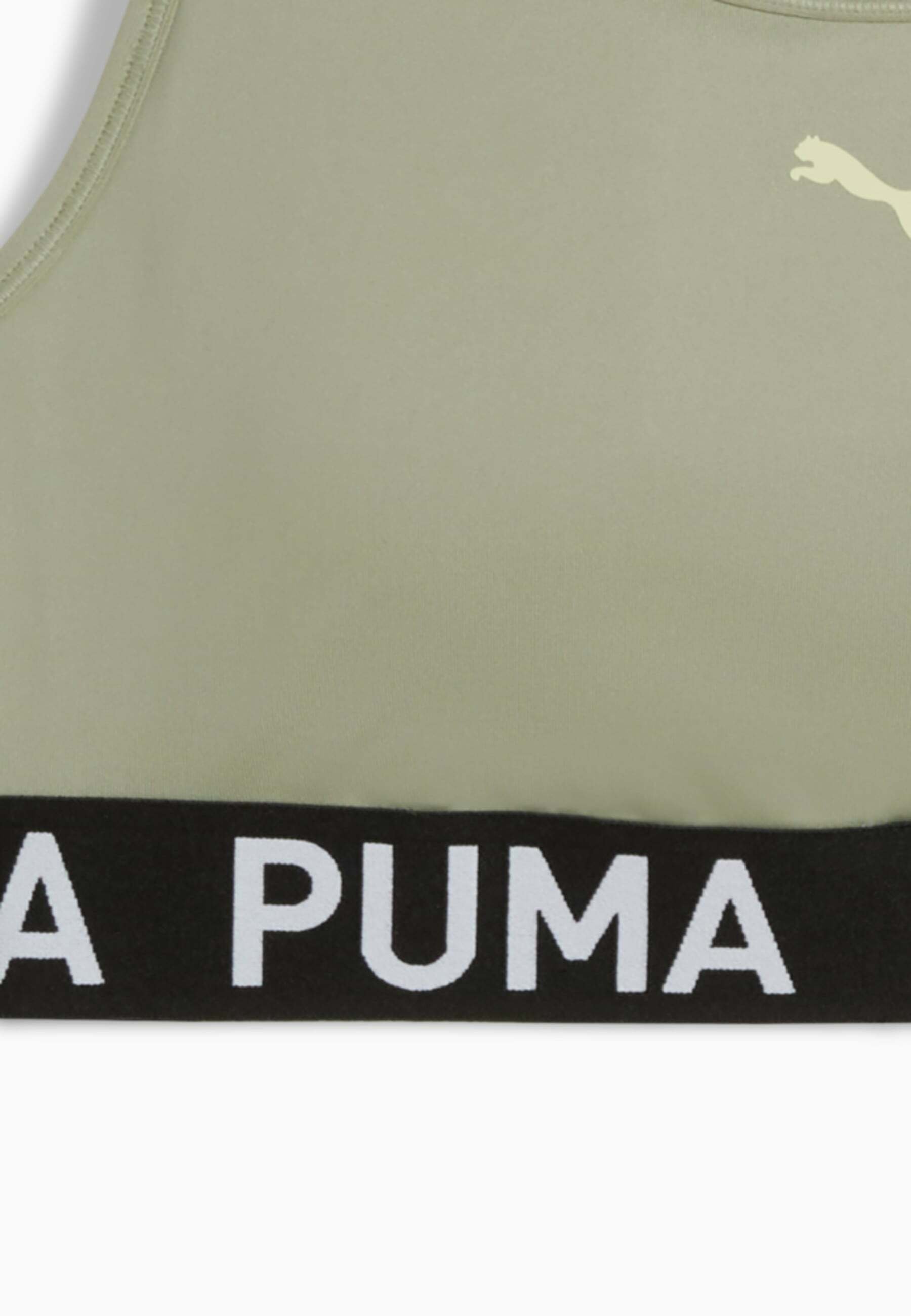 Puma KEEPS ELASTIC - Biustonosz sportowy o średnim wsparciu - lux army