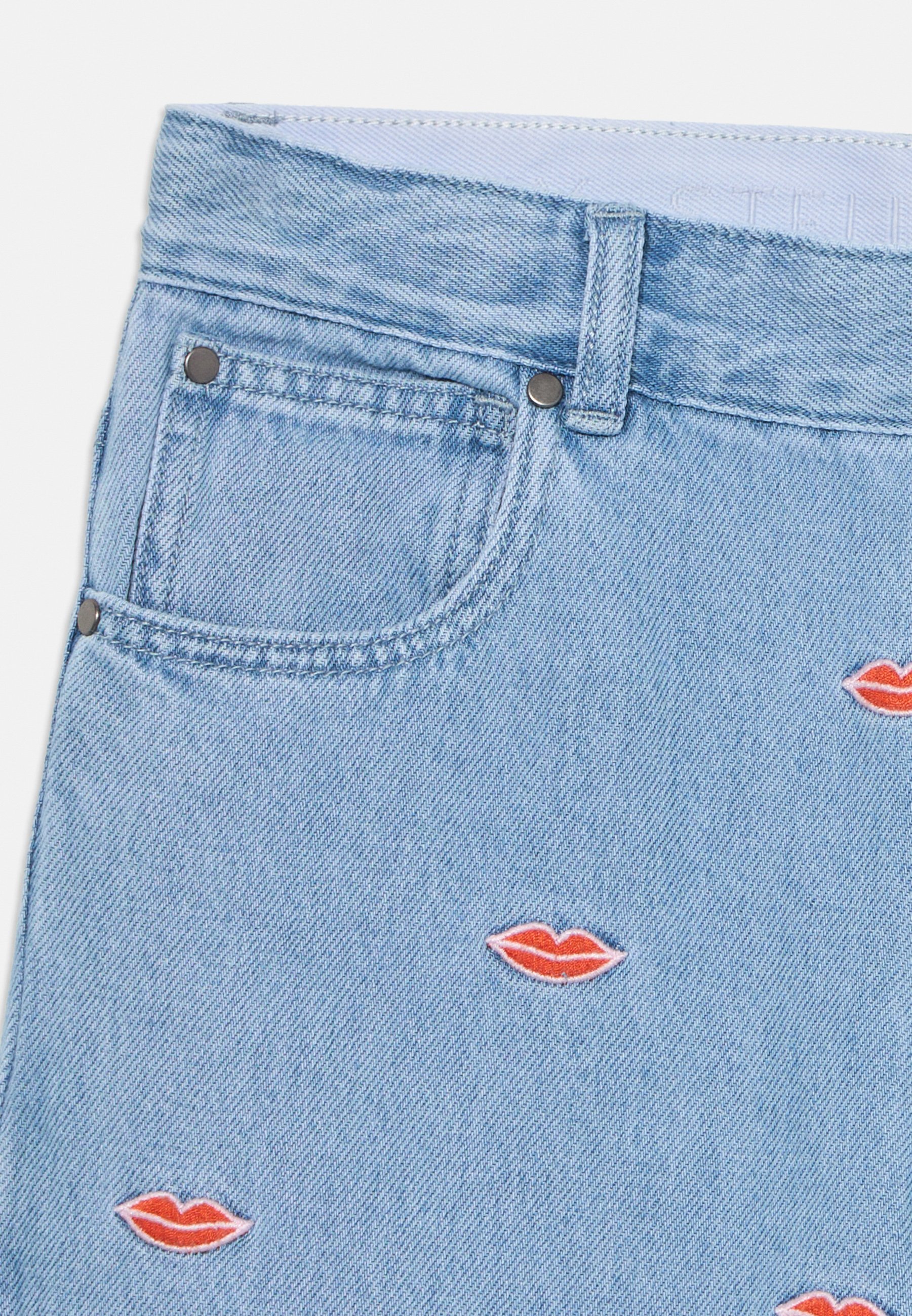 Stella McCartney Kids Broek Unisex - Relaxte jeans - lichtblauwe denim