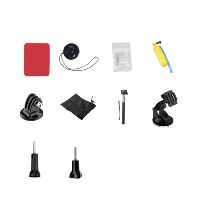 Kit de acessórios para câmera de ação INF 50 em 1, multicolorido