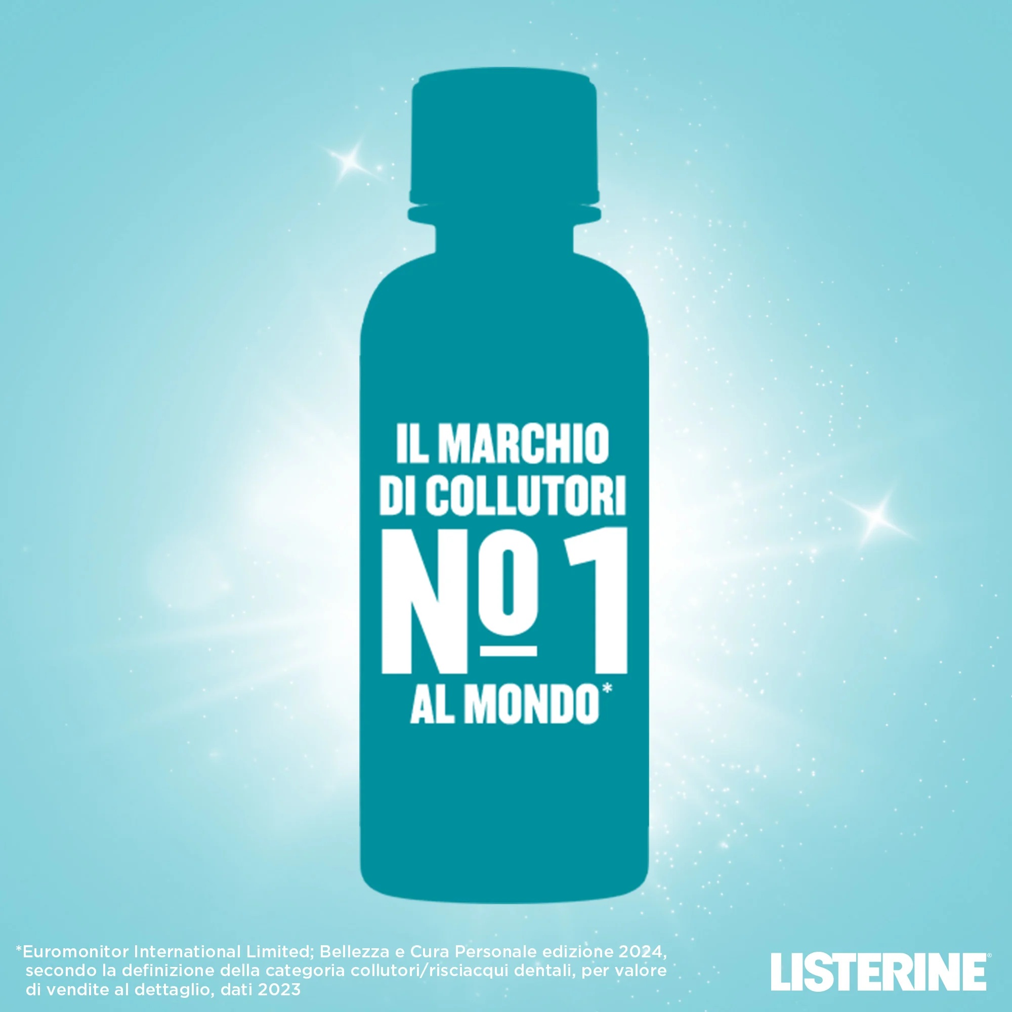 Bain de bouche Listerine Menthe Fraîche Saveur Douce Haleine Fraîche 95 ml