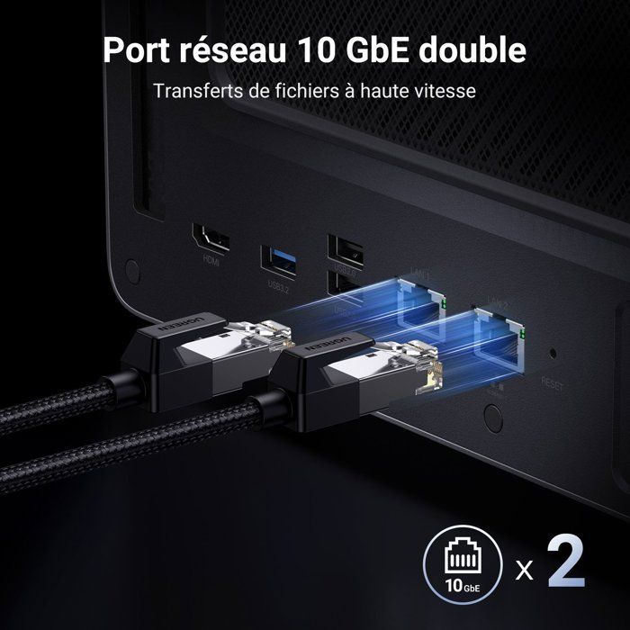 Servidor NAS - UGREEN - DXP6800 Pro - 6 baias - 8 GB