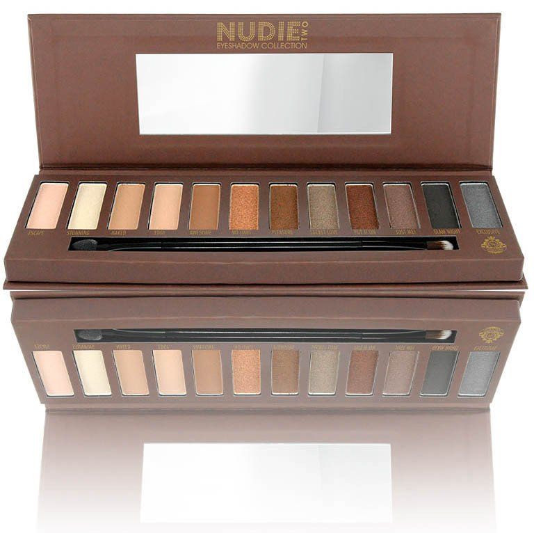Paleta očných tieňov Nudie Two Palety očných tieňov a líčenie