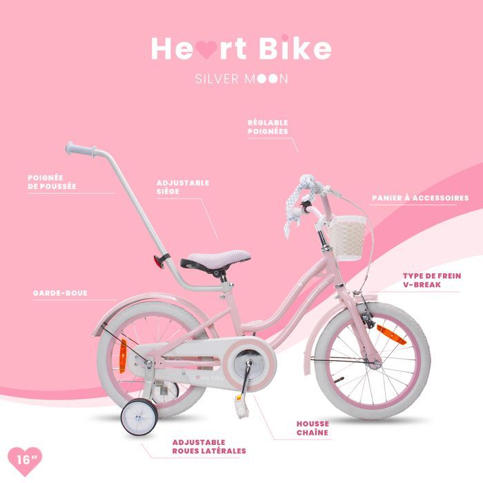 Children's Bicycle - Heart Bike - 16