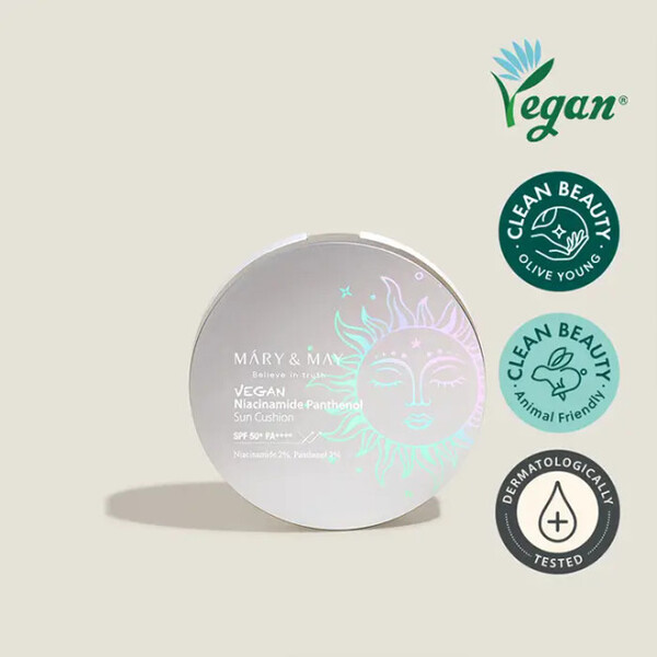 MARY & MAY Veganský opalovací polštářek s niacinamidem a panthenolem