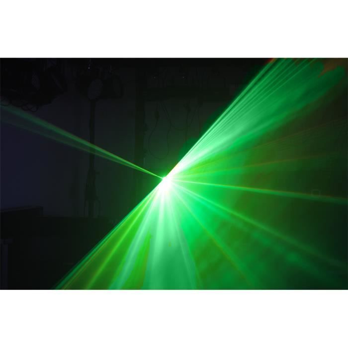 Ibiza LZR60G - Effet laser graphique vert