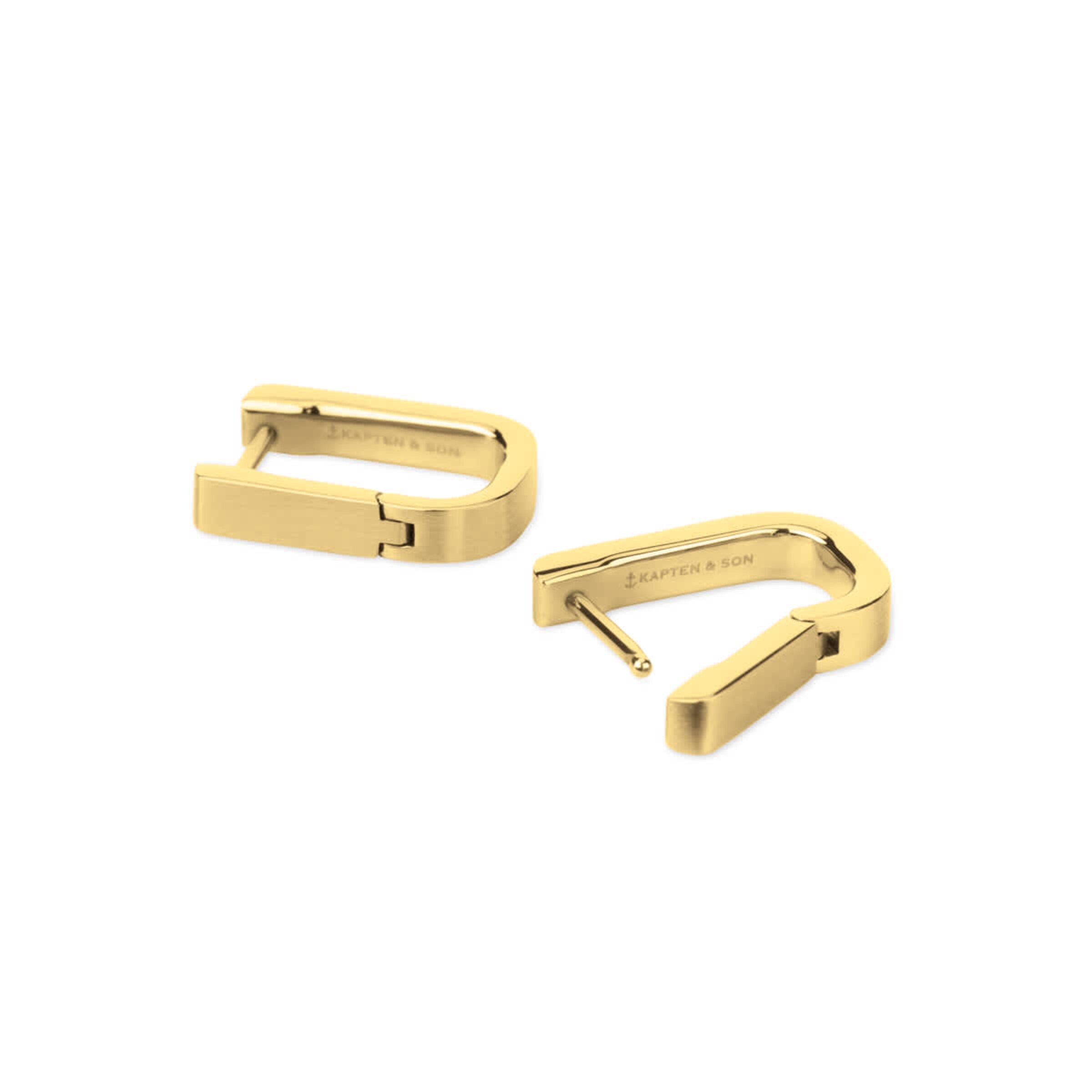 Boucles d'oreilles créoles audacieuses en or