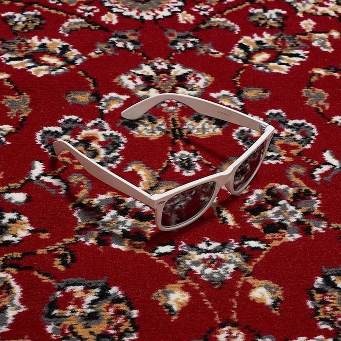 Tapis oriental 120x170 rectangle rouge tissé motif ancestral LYN1 NOMED