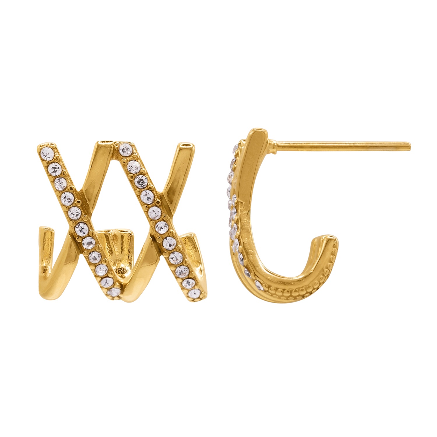 Heideman Boucles d'oreilles Merete couleur or