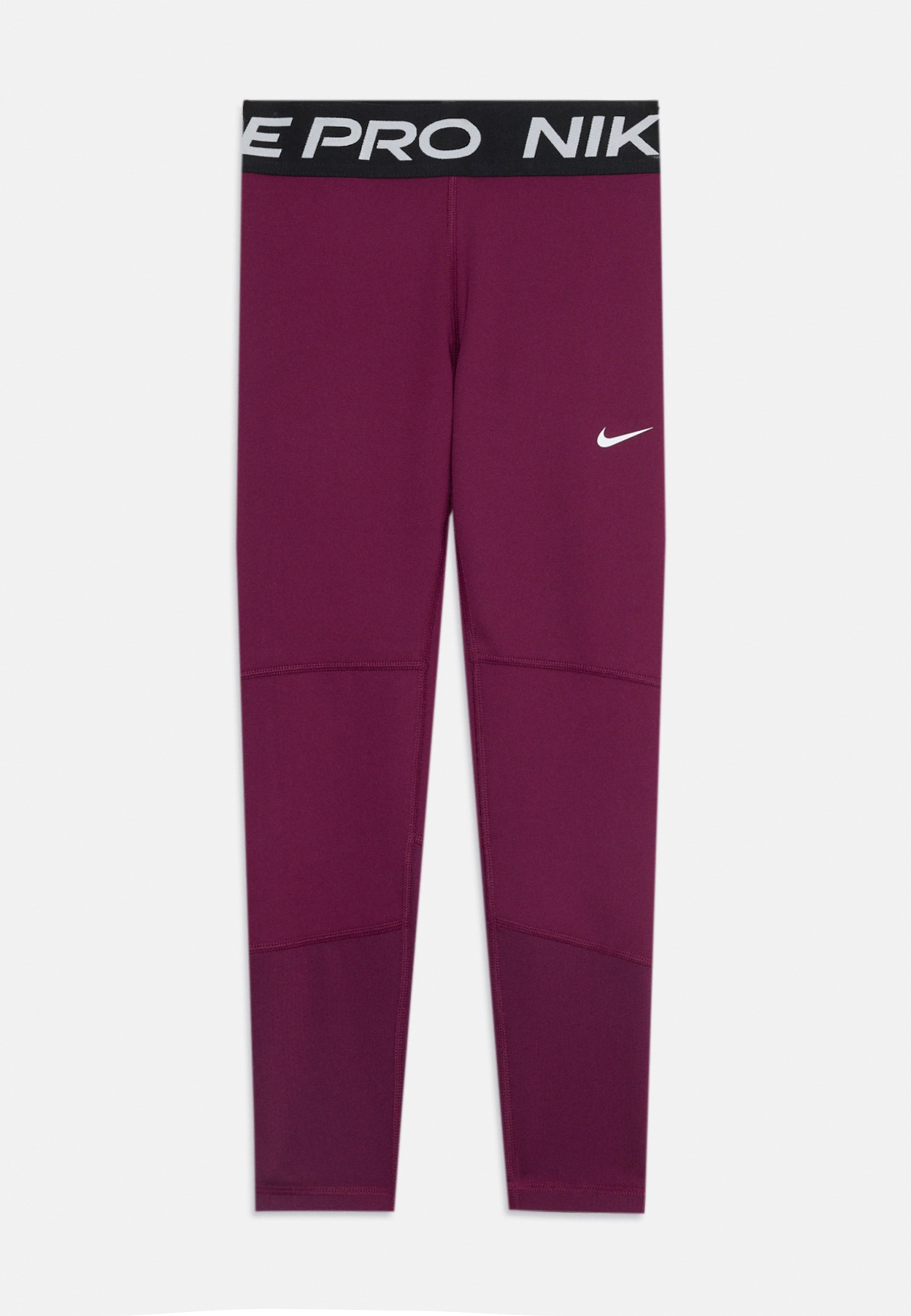 Nike Performance UNISEX - Retuusid - Püksid - bordoo/must/valge