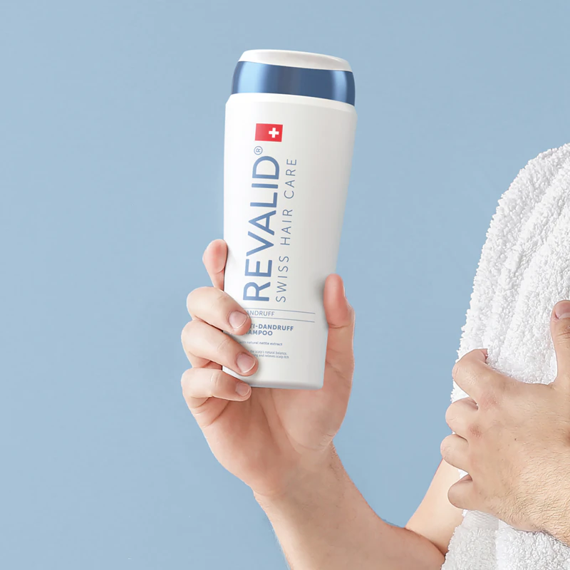 Revalid Shampoo Anticaspa, shampoo calmante para couro cabeludo sensível.