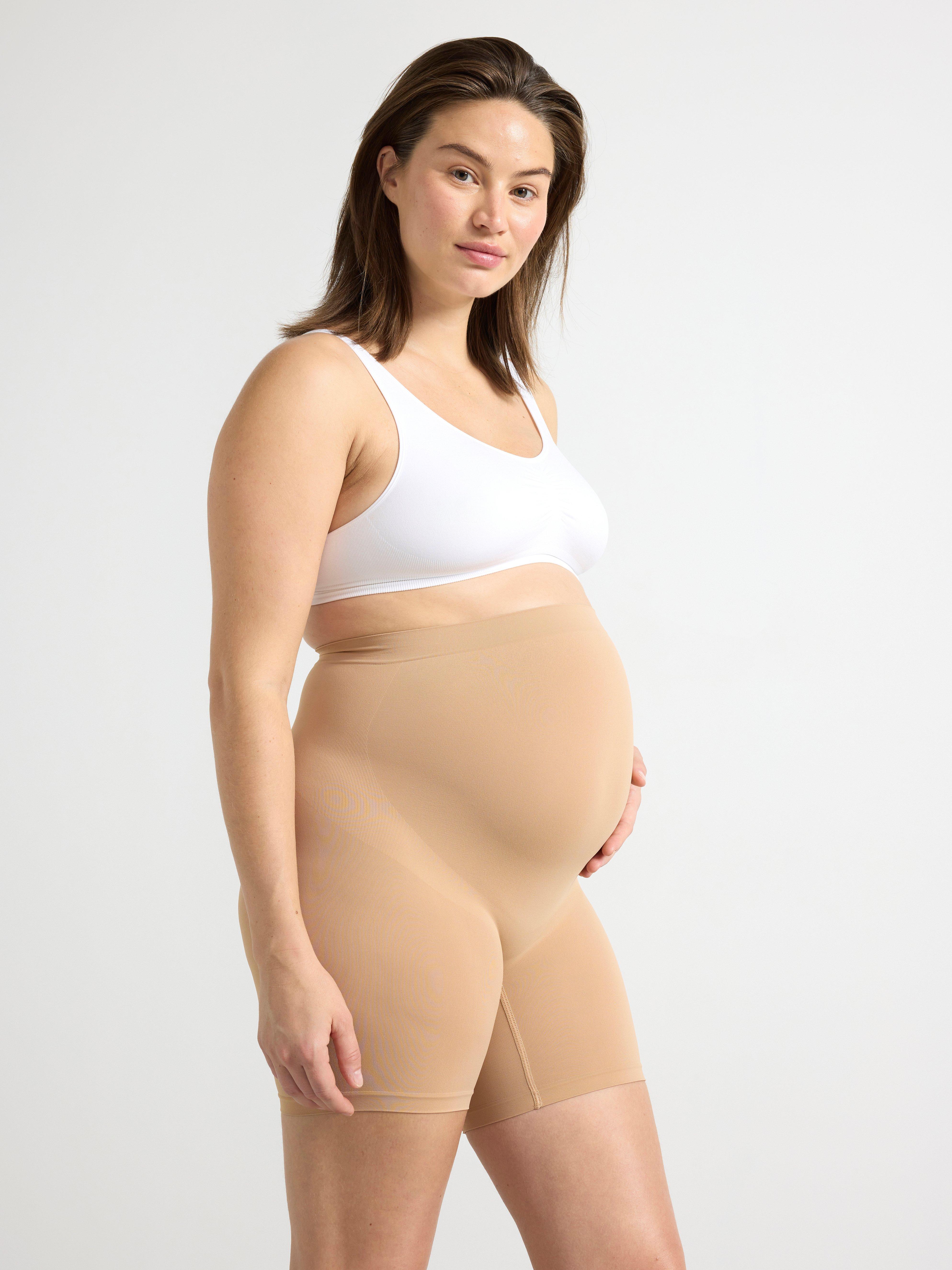 Mutandine da motociclista senza cuciture MOM, beige