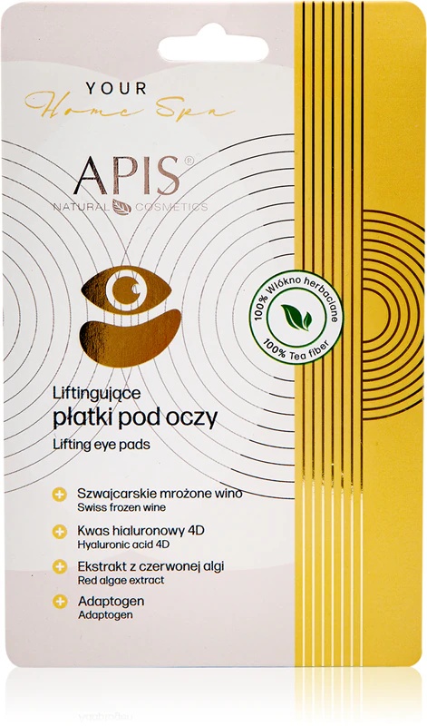 Apis Natural Cosmetics Home Spa маска за очи са ефектом лифтинга