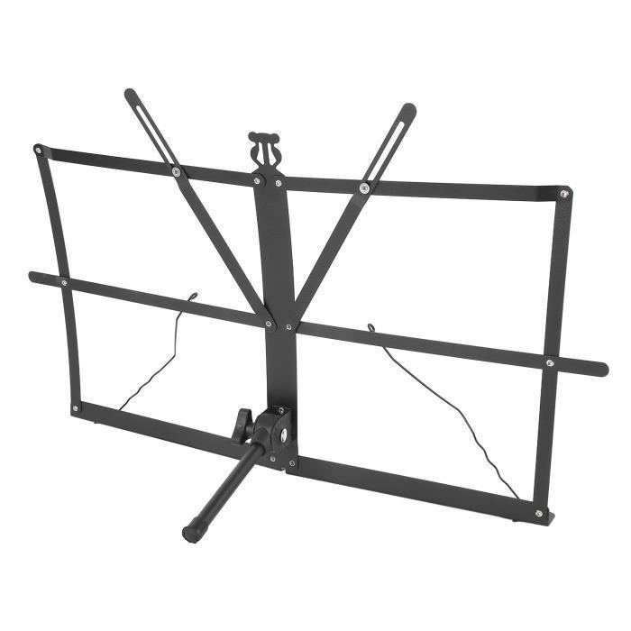 pupitre portable Pupitre à partitions pliant Support de partition pliant en métal, support de musique guitare