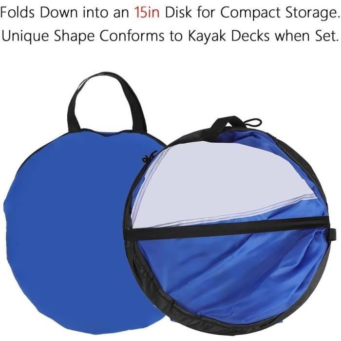 Kayak sail - Not specified - 108 cm - PVC - Blue - Foldable