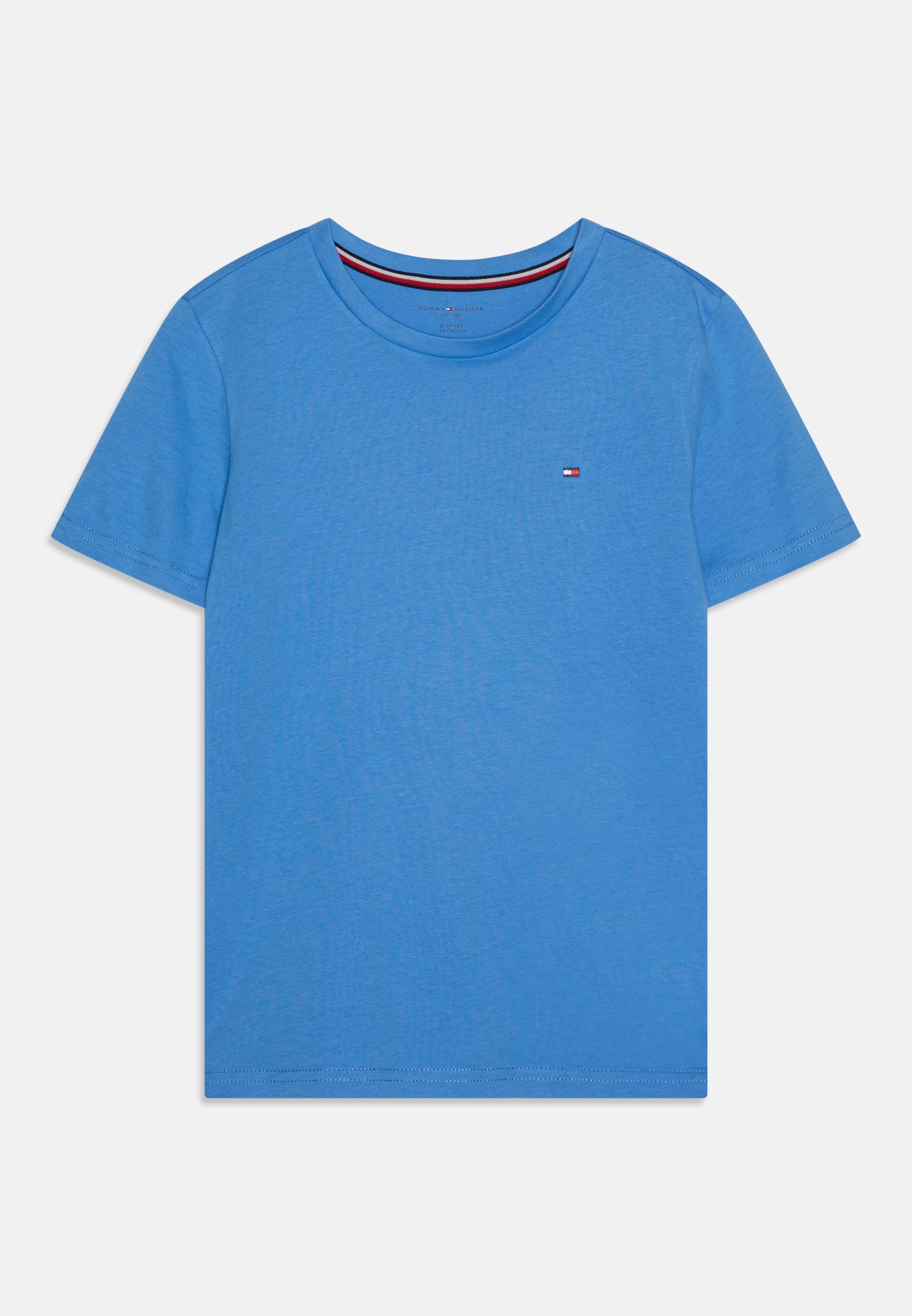 Tommy Hilfiger Unisex-T-Shirt, 2er-Pack – Basic-T-Shirt – Breezy Blue/Blue Spell