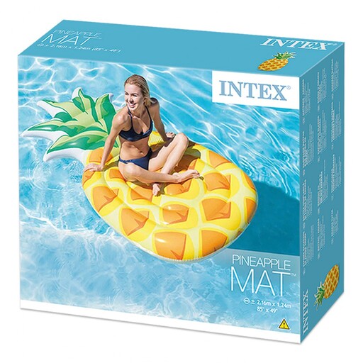 Intex napihljiva vzmetnica Ananas 124x216 cm