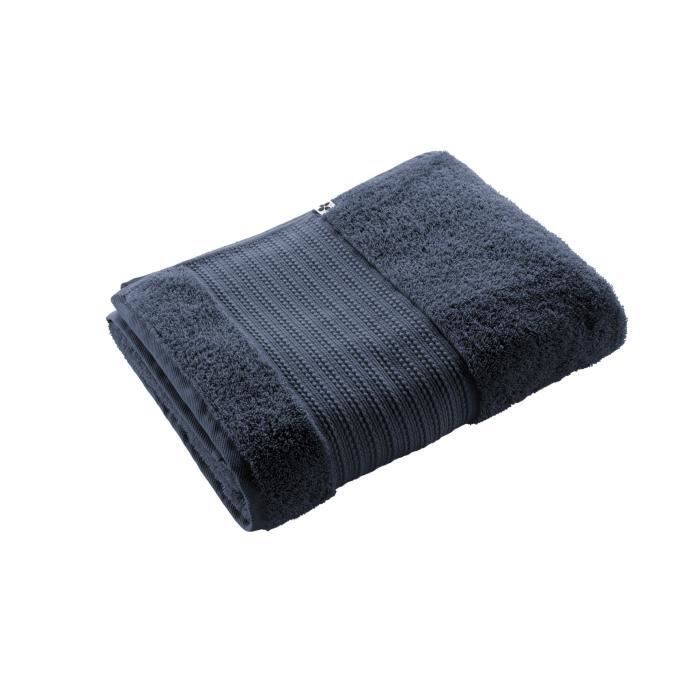 Drap de bain - GARANCE - Minuit - 100% coton bio - 600 g/m² - 90 x 150 cm