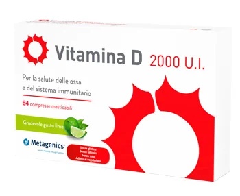 METAGENICS VITAMINE D Metagenics Vitamine D 2000 IE 84 tabletten Voedingssupplement met vitamine D