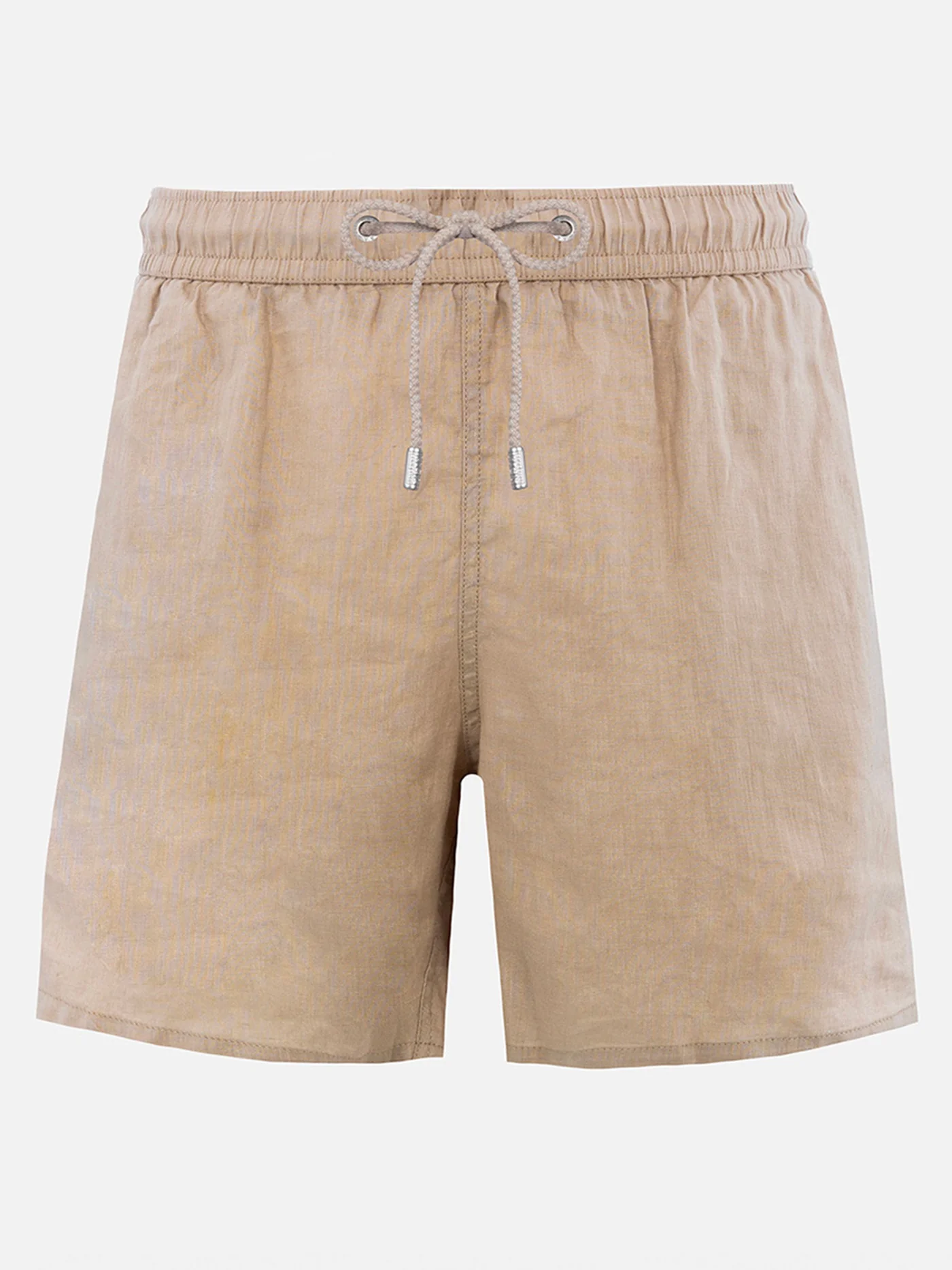 Beige linnen zwempak voor heren