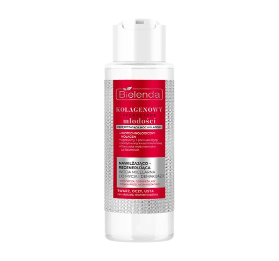 Bielenda Kolagenowy Stymulator Młodości nawilżająco-regenerująca woda micelarna 400 ml