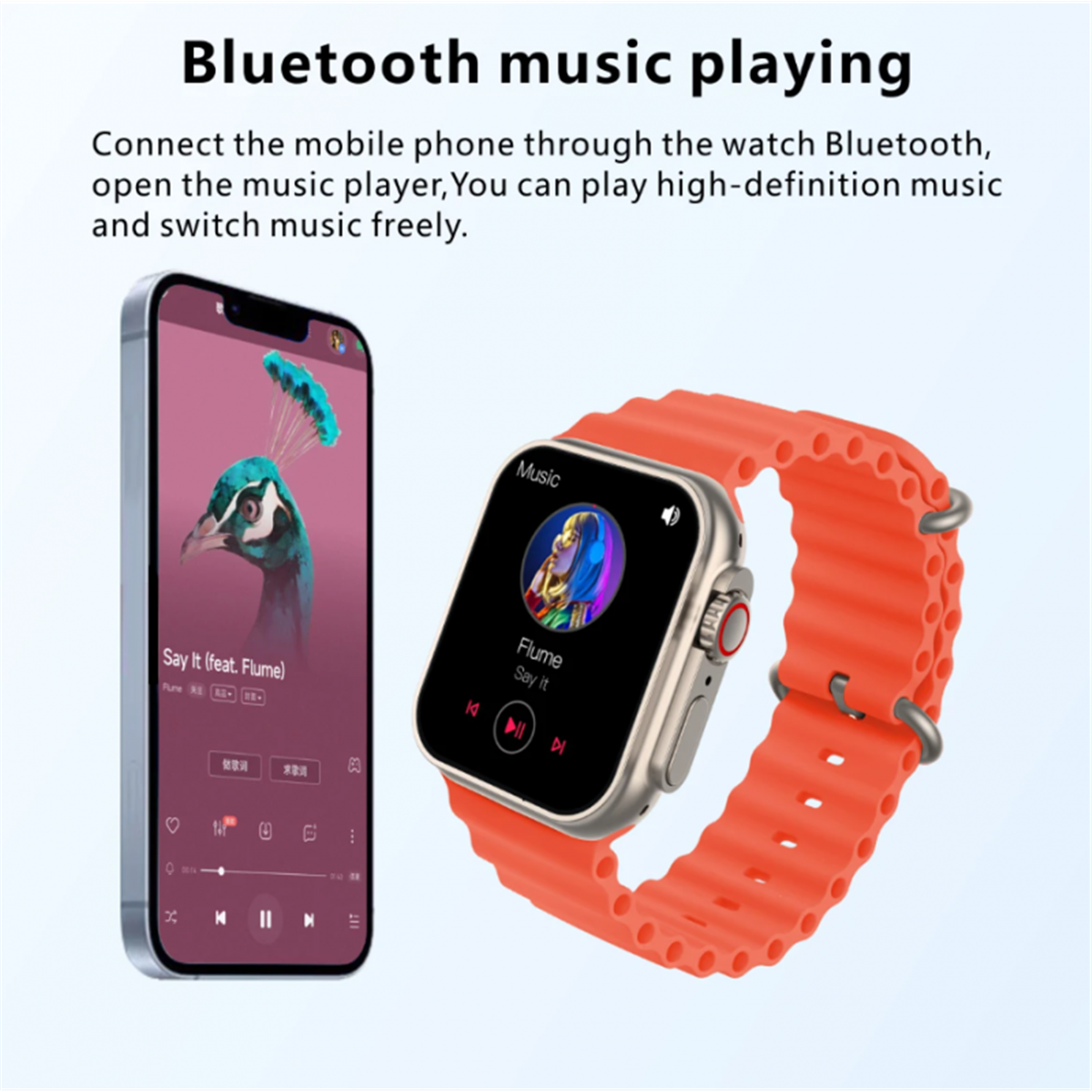 Smartwatch Smartek SW-ULT8 Unisex-Smartwatch, Bluetooth, Anrufe, kabelloses Laden