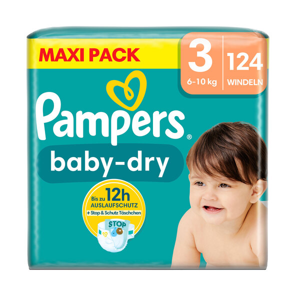 Baby Dry, Gr. 3 Midi, Maxi Pack, Σετ 2 τεμαχίων