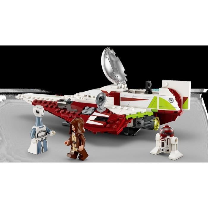 LEGO® Star Wars 75333 Jedi Starfighter di Obi-Wan Kenobi, giocattolo, minifigure di Taun Weh e droide