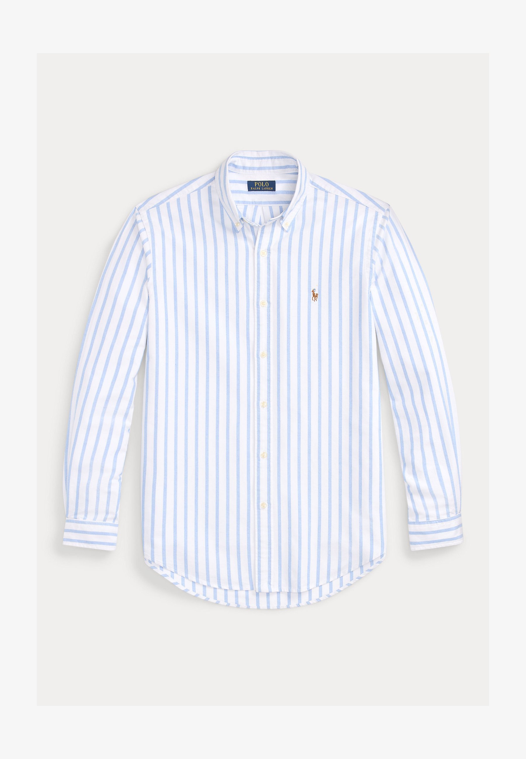Koszula Polo Ralph Lauren w paski Oxford - Koszula - biało-niebieska