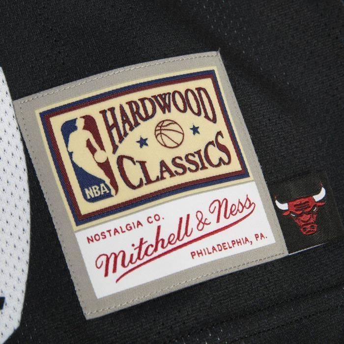 Maglia da basket - M&N - Big Face 3.0 - Chicago Bulls - Nera - Adulto - Traspirante