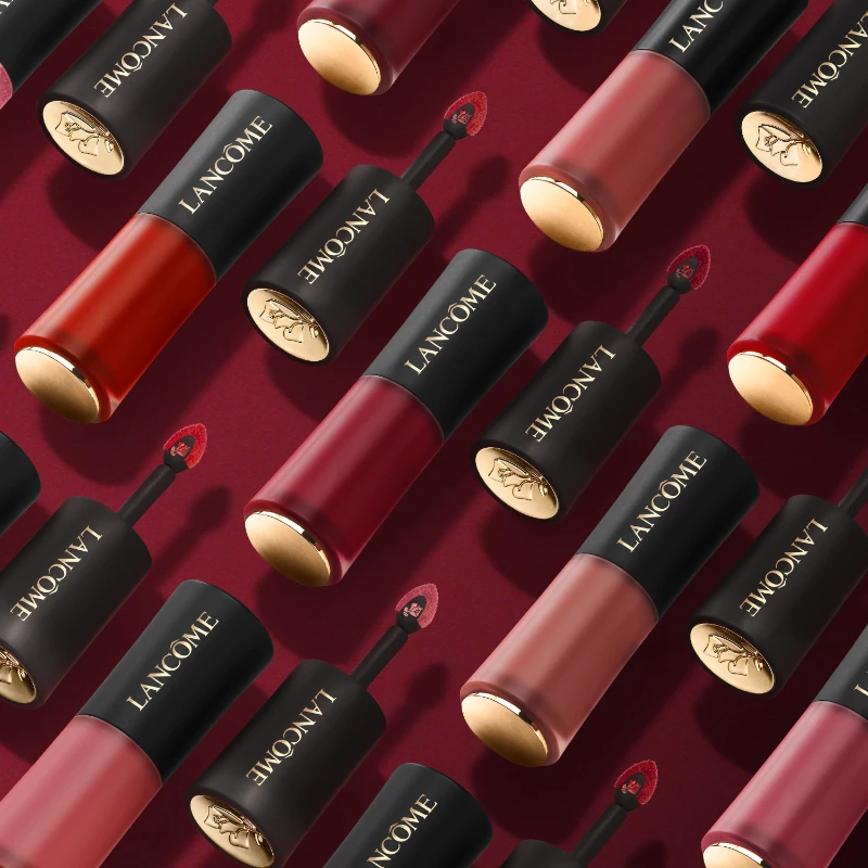 Ruj L'Absolue Rouge Drama Ink 555 Soif De Vivre - Lancôme