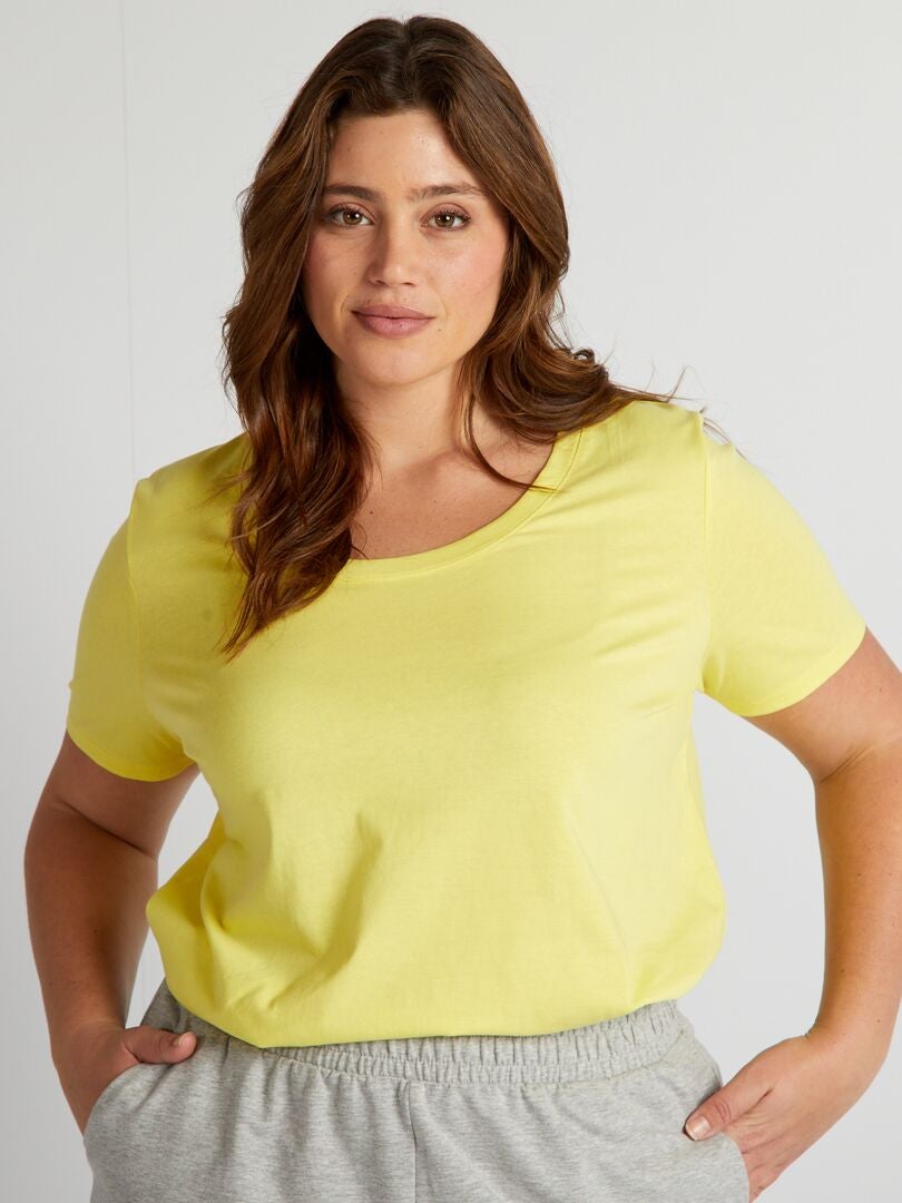 Camiseta estampada - AMARILLA