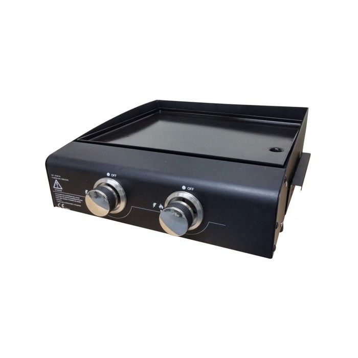 Plancha Gaz 2 Brûleurs  47 X 46 X 20,5