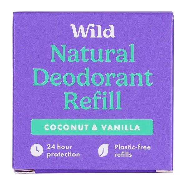 Naravni deodorant z divjim kokosom in vanilijo, polnilo<br>40g