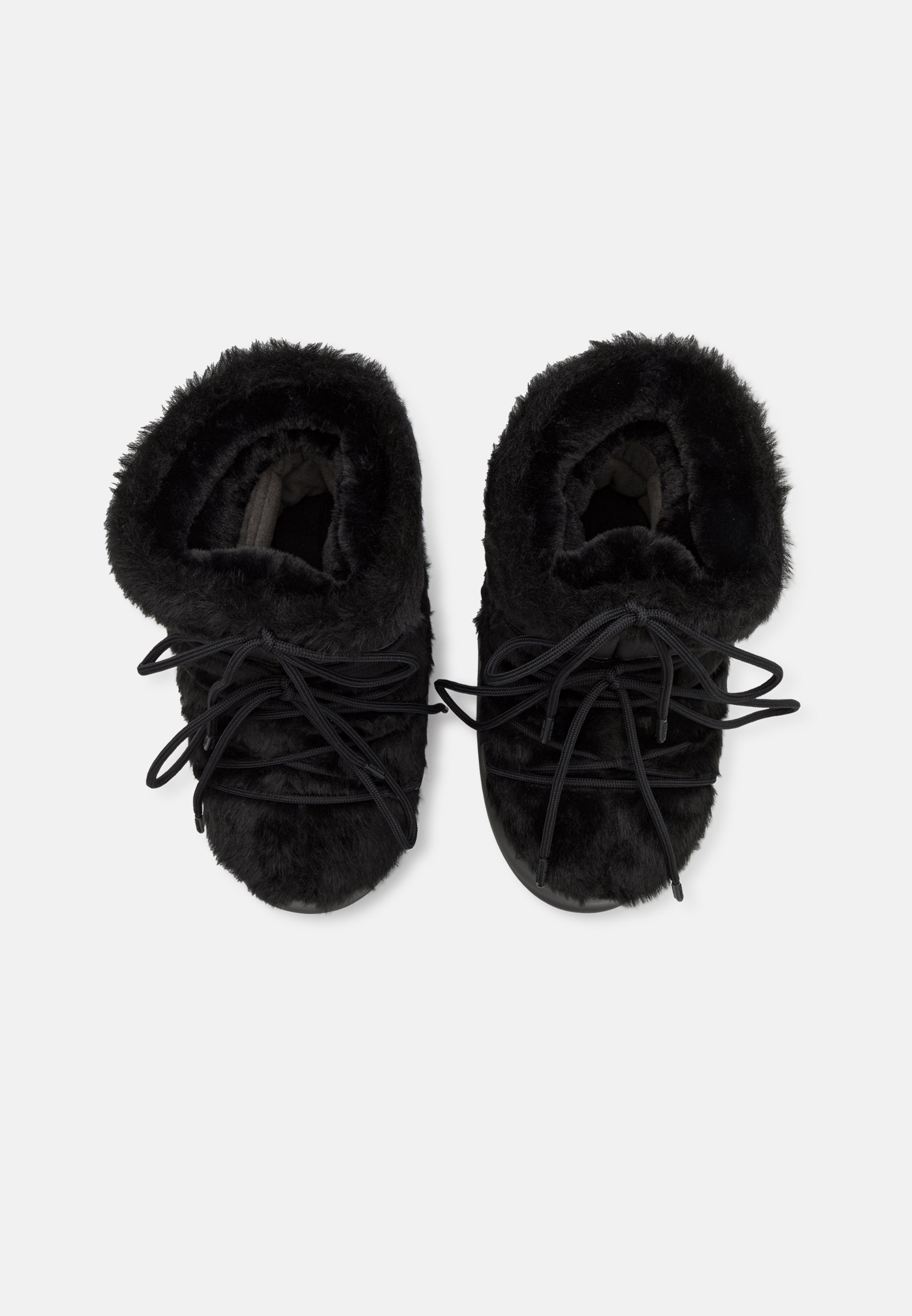 Moon Boot ICON LOW UNISEX - Enkellaarsjes met vetersluiting - zwart