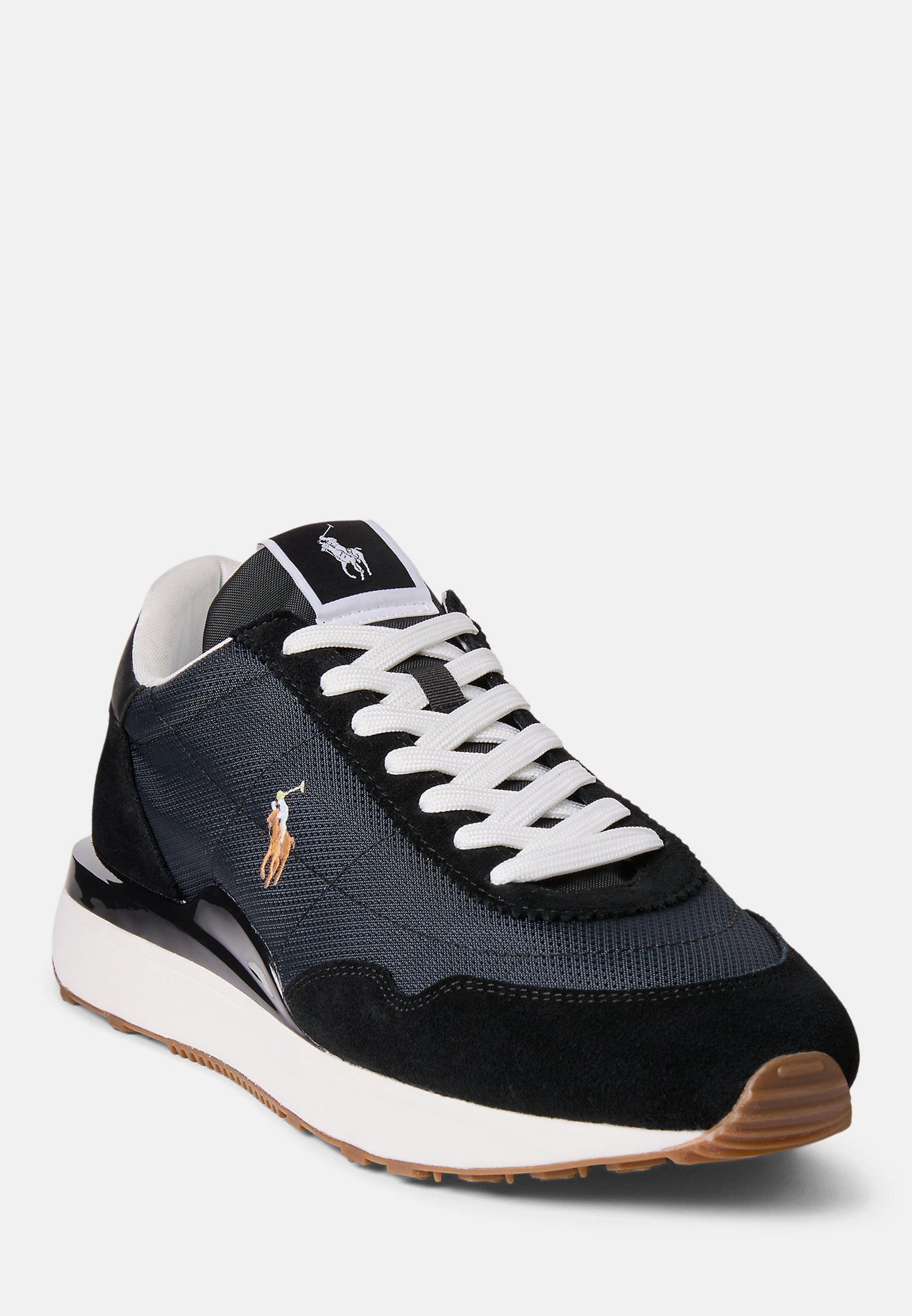 Polo Ralph Lauren TRAIN 89 SUÈDE-PANEEL SNEAKER UNISEX - Sneakers - zwart/multicolor