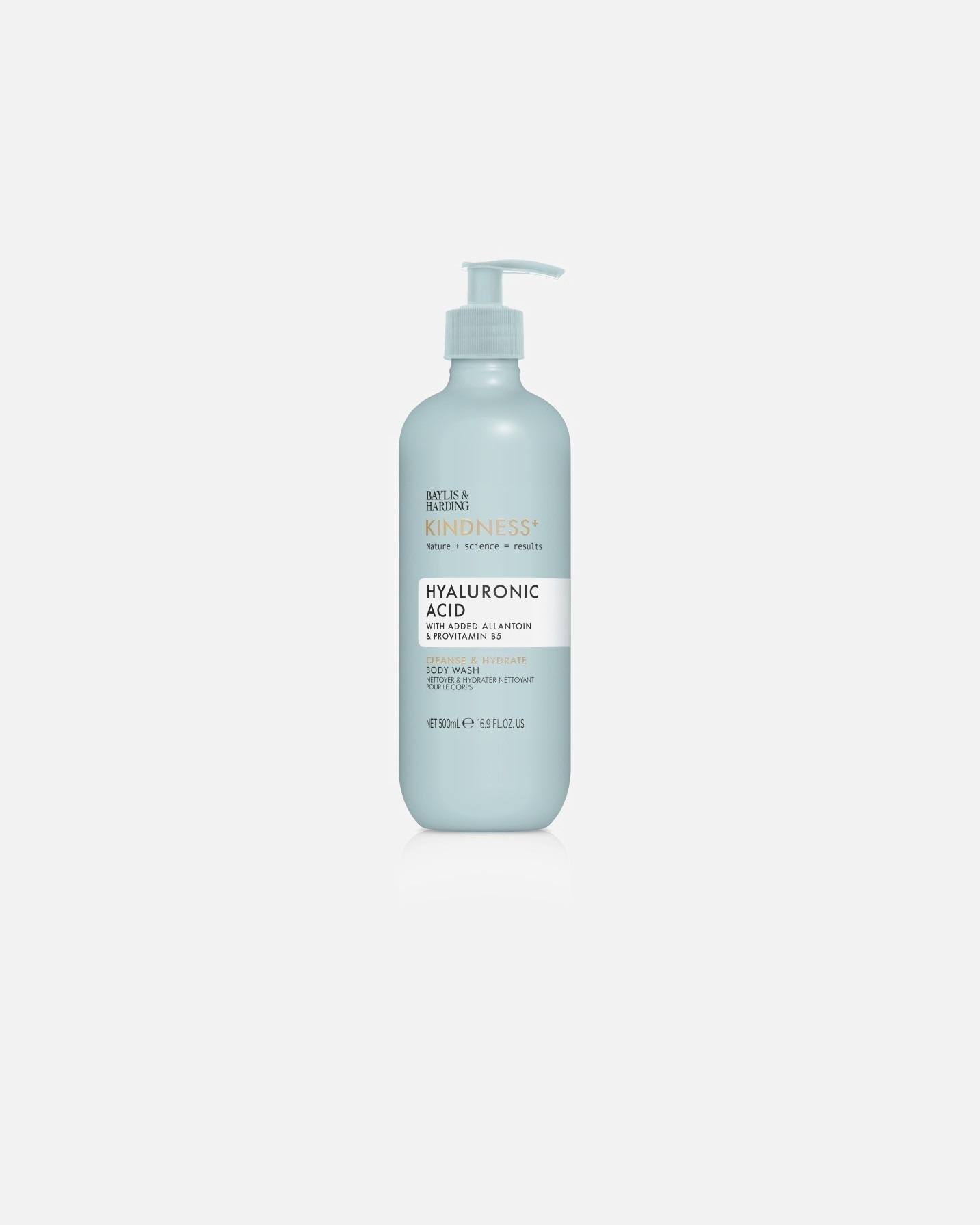 Baylis & Harding Kindness+ gel za tuširanje s hijaluronskom kiselinom – 500 ml