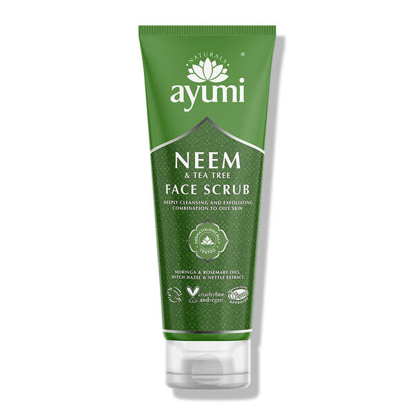 Ayumi Naturals Scrub viso al neem e tea tree 125 ml